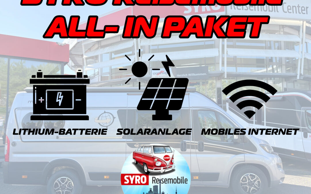 SYRO Reisemobile All-IN Paket – malibu Van –